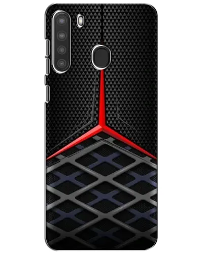 Чехол для Samsung Galaxy A21 (A215) с картинкой «Mercedes Carbon Grid»
