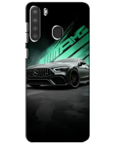 Чехол для Samsung Galaxy A21 (A215) с картинкой «Темный Mercedes AMG»