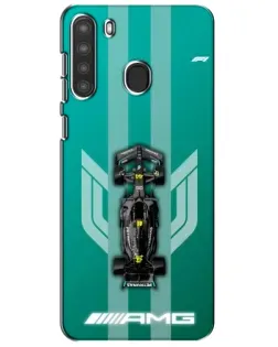 Чехол для Samsung Galaxy A21 (A215) с картинкой «Mercedes AMG Petronas»