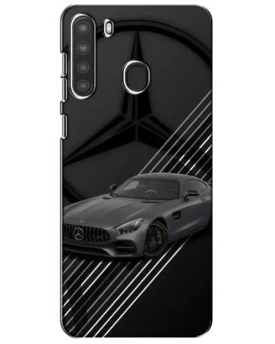 Чехол для Samsung Galaxy A21 (A215) с картинкой «Mercedes AMG — графика»