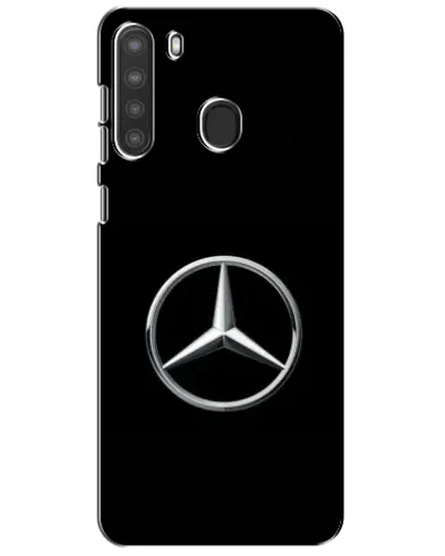 Чехол для Samsung Galaxy A21 (A215) с картинкой «Mercedes классический лого»