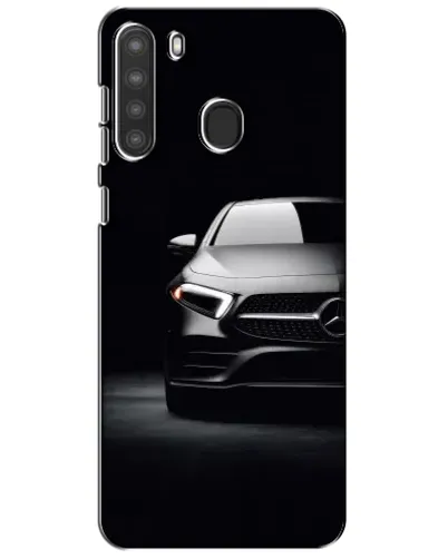 Чехол для Samsung Galaxy A21 (A215) с картинкой «Свет фар Mercedes»