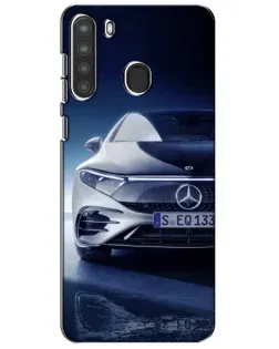 Чехол для Samsung Galaxy A21 (A215) с картинкой «Mercedes EQ — будущее»