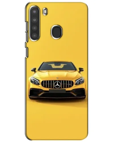 Чехол для Samsung Galaxy A21 (A215) с картинкой «Желтый Mercedes GT»