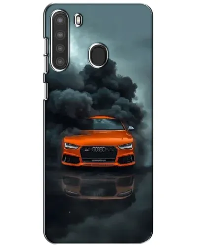 Чехол для Samsung Galaxy A21 (A215) с картинкой «Audi в облаках дыма» Чехол для Samsung Galaxy A21 (A215) с картинкой «Audi в облаках дыма»
