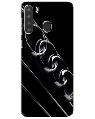 Чехол для Samsung Galaxy A21 (A215) с картинкой «Audi — абстрактные кольца» Чехол для Samsung Galaxy A21 (A215) с картинкой «Audi — абстрактные кольца»