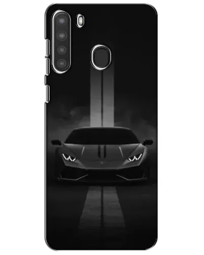 Чехол для Samsung Galaxy A21 (A215) с картинкой «Lamborghini симметрия дорог»