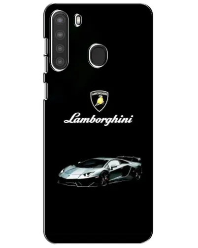 Чехол для Samsung Galaxy A21 (A215) с картинкой «Логотип Lamborghini классика»