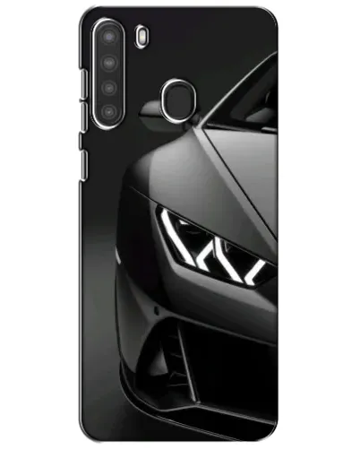 Чехол для Samsung Galaxy A21 (A215) с картинкой «Lamborghini фары детализация»