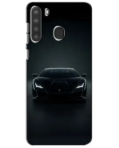 Чехол для Samsung Galaxy A21 (A215) с картинкой «Черный Lamborghini Aventador»