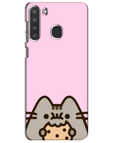 Чохол для Samsung Galaxy A21 (A215) з картинкою «Pusheen та печиво» Чохол для Samsung Galaxy A21 (A215) з картинкою «Pusheen та печиво»