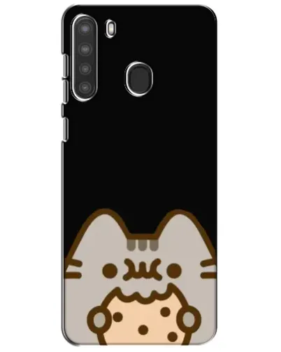 Чохол для Samsung Galaxy A21 (A215) з картинкою «Пушин на чорному» Чохол для Samsung Galaxy A21 (A215) з картинкою «Пушин на чорному»