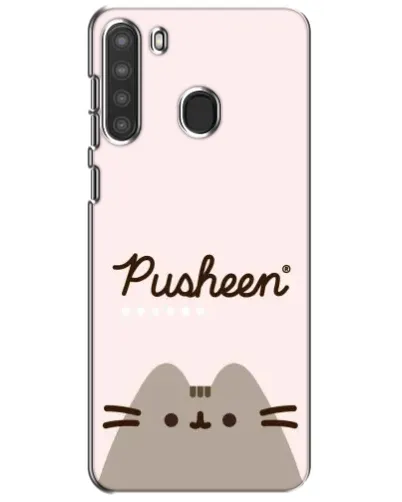 Чохол для Samsung Galaxy A21 (A215) з картинкою «Pusheen логотип» Чохол для Samsung Galaxy A21 (A215) з картинкою «Pusheen логотип»
