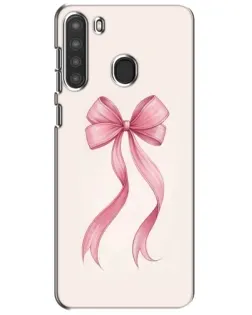 Чохол для Samsung Galaxy A21 (A215) з картинкою «Рожевий бант»