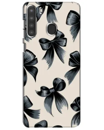 Чехол для Samsung Galaxy A21 (A215) с картинкой «Банты Coquette» Чехол для Samsung Galaxy A21 (A215) с картинкой «Банты Coquette»