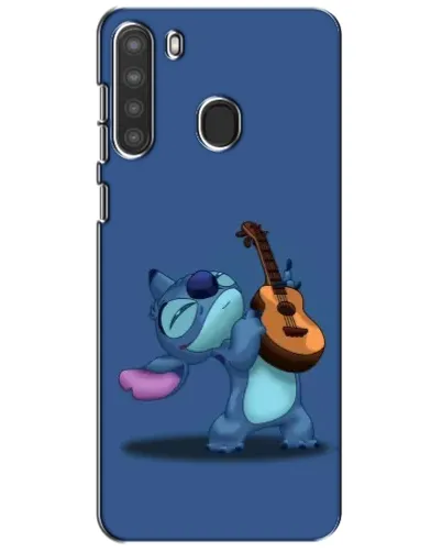 Чехол для Samsung Galaxy A21 (A215) с картинкой «Стич с укулеле» Чехол для Samsung Galaxy A21 (A215) с картинкой «Стич с укулеле»