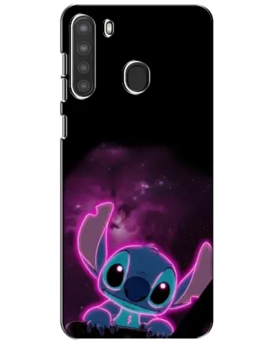 Чехол для Samsung Galaxy A21 (A215) с картинкой «Неоновый Stitch» Чехол для Samsung Galaxy A21 (A215) с картинкой «Неоновый Stitch»