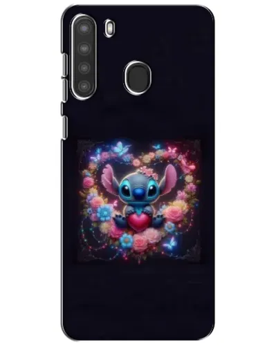 Чехол для Samsung Galaxy A21 (A215) с картинкой «Stitch в цветах» Чехол для Samsung Galaxy A21 (A215) с картинкой «Stitch в цветах»