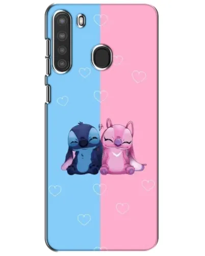 Чехол для Samsung Galaxy A21 (A215) с картинкой «Stitch и Angel Love» Чехол для Samsung Galaxy A21 (A215) с картинкой «Stitch и Angel Love»
