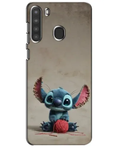 Чехол для Samsung Galaxy A21 (A215) с картинкой «Стич на коричневом фоне» Чехол для Samsung Galaxy A21 (A215) с картинкой «Стич на коричневом фоне»