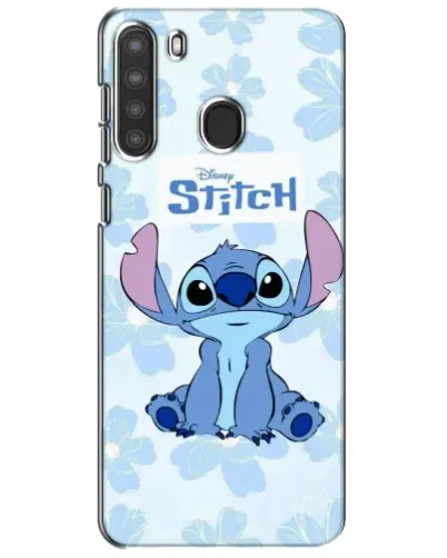 Чехол для Samsung Galaxy A21 (A215) с картинкой «Stitch среди цветов» Чехол для Samsung Galaxy A21 (A215) с картинкой «Stitch среди цветов»