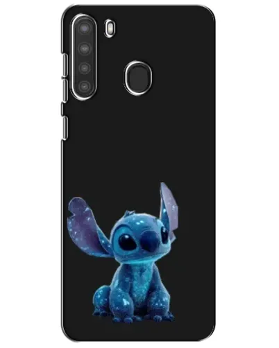 Чохол для Samsung Galaxy A21 (A215) з картинкою «Стіч на чорному»