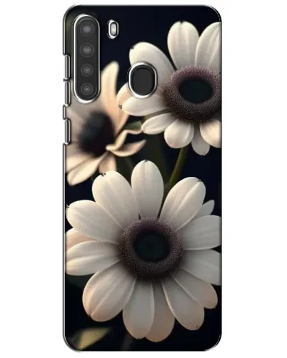 Чехол для Samsung Galaxy A21 (A215) с картинкой «Белые маргаритки макро» Чехол для Samsung Galaxy A21 (A215) с картинкой «Белые маргаритки макро»