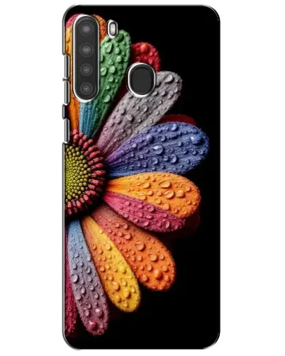 Чехол для Samsung Galaxy A21 (A215) с картинкой «Радужный цветок» Чехол для Samsung Galaxy A21 (A215) с картинкой «Радужный цветок»
