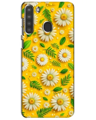 Чехол для Samsung Galaxy A21 (A215) с картинкой «Ромашковое солнце» Чехол для Samsung Galaxy A21 (A215) с картинкой «Ромашковое солнце»