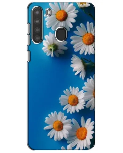 Чехол для Samsung Galaxy A21 (A215) с картинкой «Белоснежные маргаритки» Чехол для Samsung Galaxy A21 (A215) с картинкой «Белоснежные маргаритки»