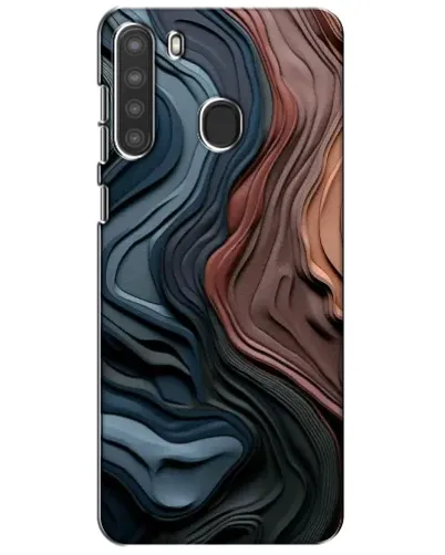 Чехол для Samsung Galaxy A21 (A215) с картинкой «Цветные волны каньона» Чехол для Samsung Galaxy A21 (A215) с картинкой «Цветные волны каньона»