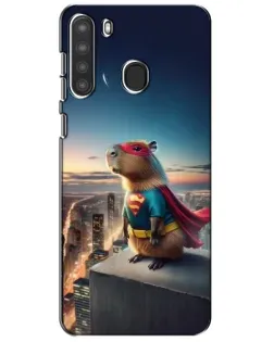 Чехол для Samsung Galaxy A21 (A215) с картинкой «Капи-мен супергерой» Чехол для Samsung Galaxy A21 (A215) с картинкой «Капи-мен супергерой»