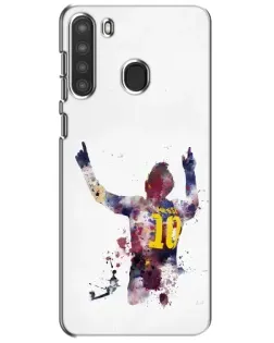 Чехол для Samsung Galaxy A21 (A215) с картинкой «Messi Barca»