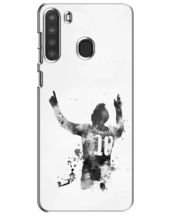 Чехол для Samsung Galaxy A21 (A215) с картинкой «Messi ART» Чехол для Samsung Galaxy A21 (A215) с картинкой «Messi ART»
