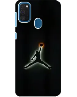 Чехол для Samsung Galaxy A21s с картинкой «Jordan Gradient Logo»