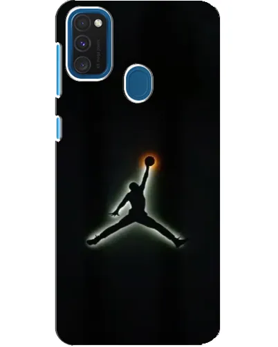 Чехол для Samsung Galaxy A21s с картинкой «Jordan Gradient Logo»