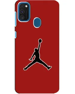 Чехол для Samsung Galaxy A21s с картинкой «Jordan Red Back»