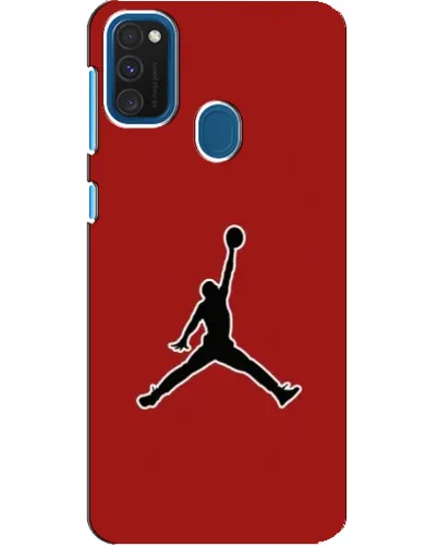 Чехол для Samsung Galaxy A21s с картинкой «Jordan Red Back»