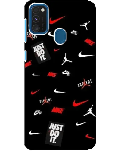Чехол для Samsung Galaxy A21s с картинкой «Nike Mix Pattern»