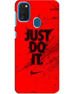 Чехол для Samsung Galaxy A21s с картинкой «Nike Just Do It»