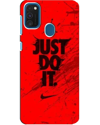 Чехол для Samsung Galaxy A21s с картинкой «Nike Just Do It»