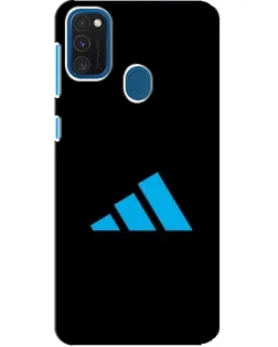 Чехол для Samsung Galaxy A21s с картинкой «Adidas Cyan Logo»