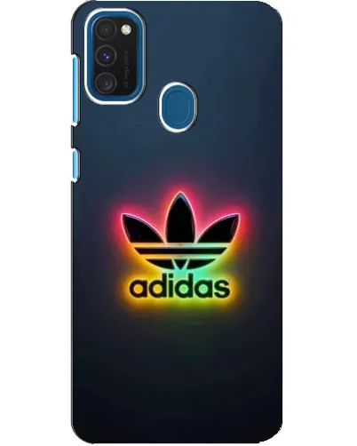 Чехол для Samsung Galaxy A21s с картинкой «Неоновый Adidas»