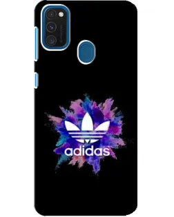 Чехол для Samsung Galaxy A21s с картинкой «Взрыв красок Adidas»