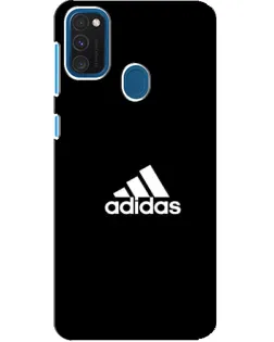 Чехол для Samsung Galaxy A21s с картинкой «Черная классика Adidas»