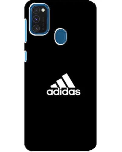 Чехол для Samsung Galaxy A21s с картинкой «Черная классика Adidas»