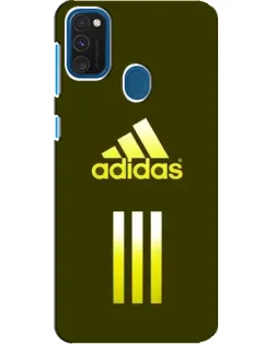 Чехол для Samsung Galaxy A21s с картинкой «Оливковый градиент Adidas»