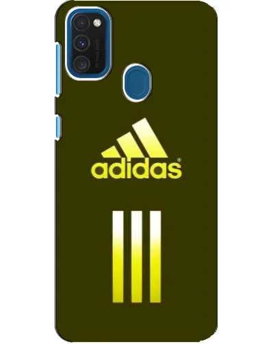 Чехол для Samsung Galaxy A21s с картинкой «Оливковый градиент Adidas»