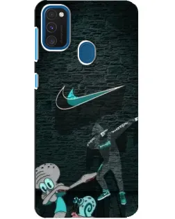 Чехол для Samsung Galaxy A21s с картинкой «Спортивный арт Nike»