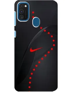 Чехол для Samsung Galaxy A21s с картинкой «Абстрактный дизайн Nike»
